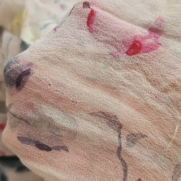 Rare Zimmermann Mischief Ladder Floral Silk Midi Handkerchief Floral Dress AS IS - Picture 9 of 13